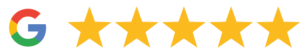Google Business Profile Logo with five stars